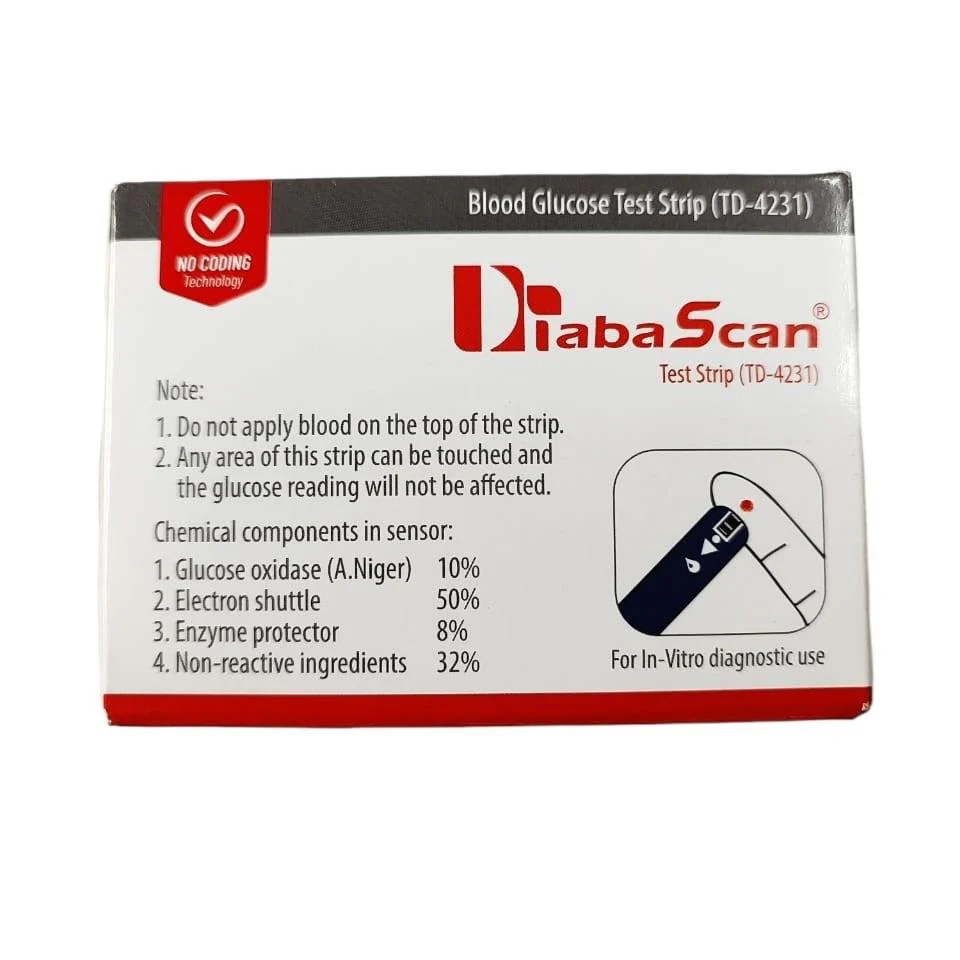 DiabaScan Blood Gulcose Test Strips